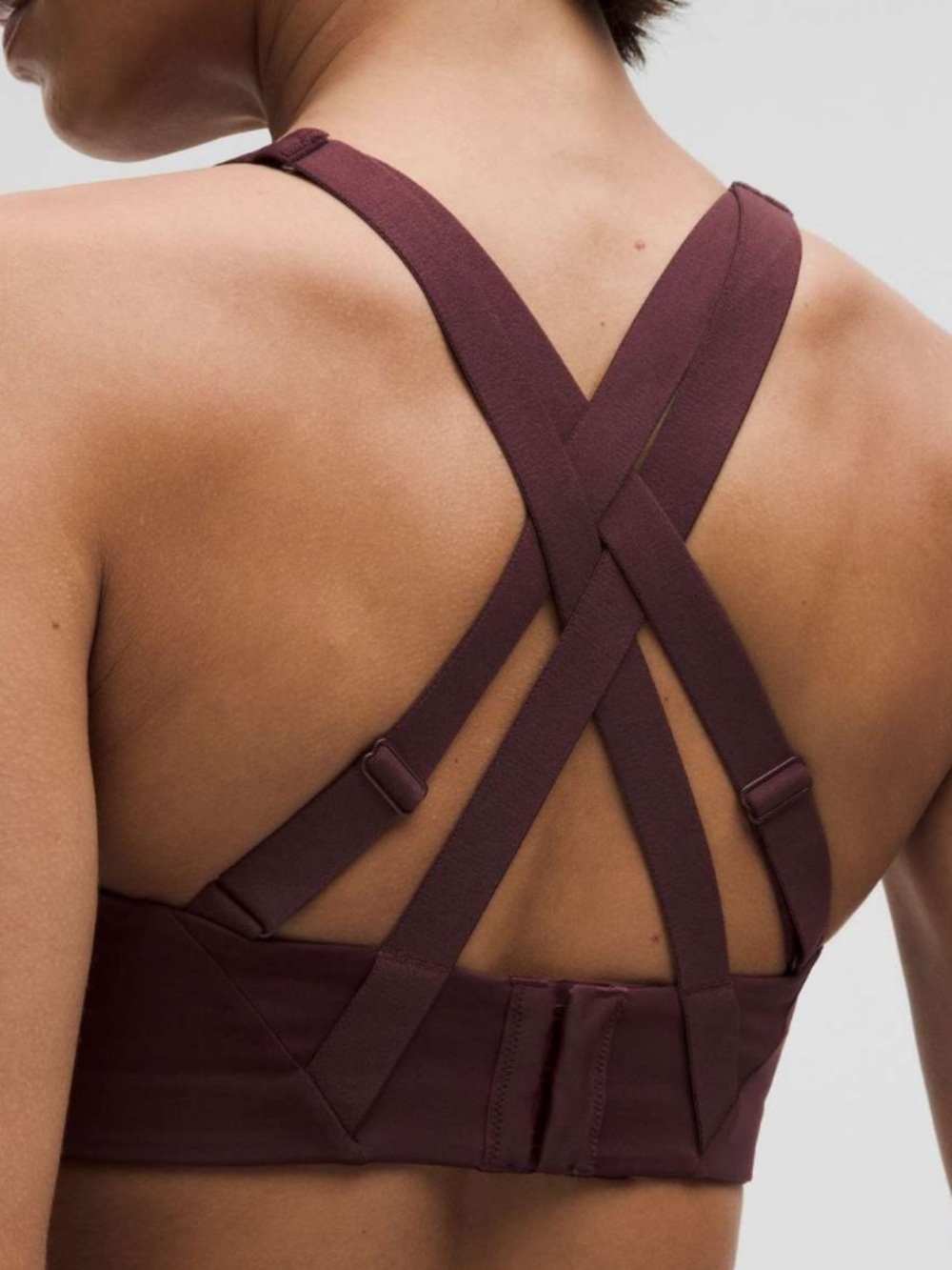 Lululemon Energy Bra *High Support Sport Bra Cups Goodnight Plum 36C - Picture 3 of 8